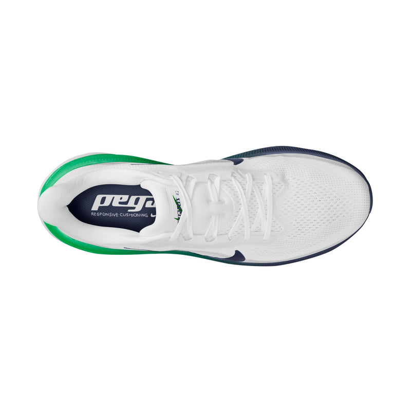 Men's Pegasus 42 (107 - White/Midnight Navy-Green Spark)
