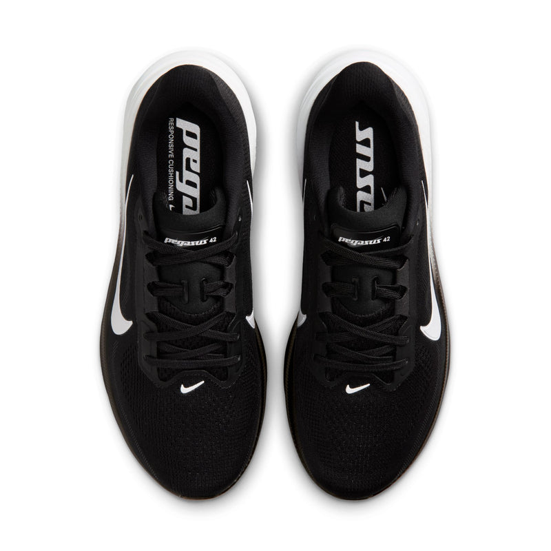 Women's Pegasus 42 (001 - Black/White-Iron Grey)