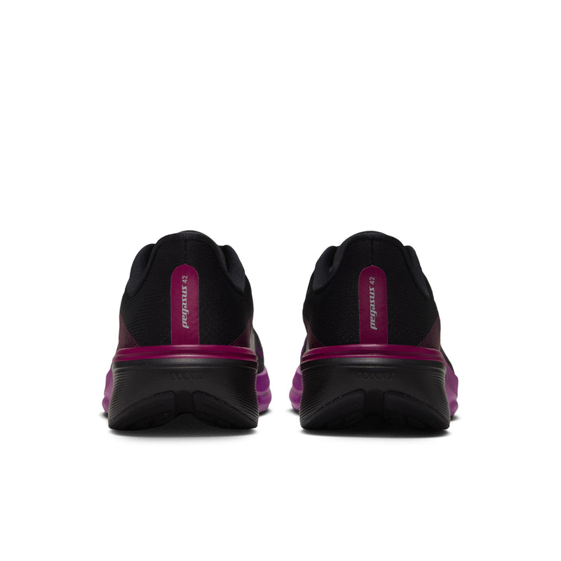 Women's Pegasus 42 (Black/Metallic Silver-Vivid Purple)