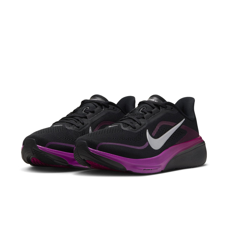 Women's Pegasus 42 (Black/Metallic Silver-Vivid Purple)