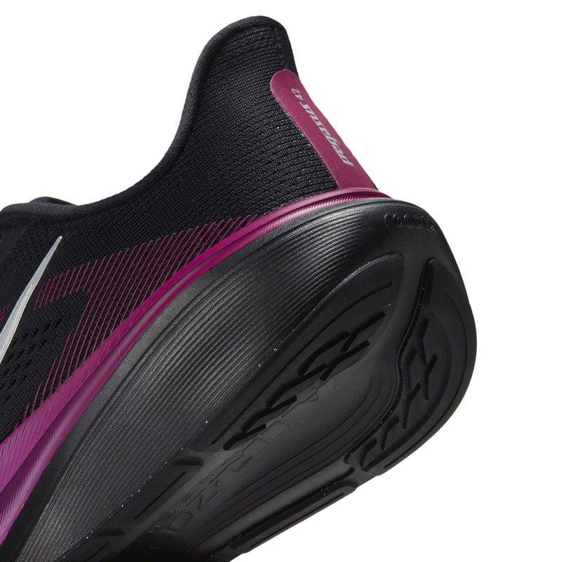 Women's Pegasus 42 (Black/Metallic Silver-Vivid Purple)
