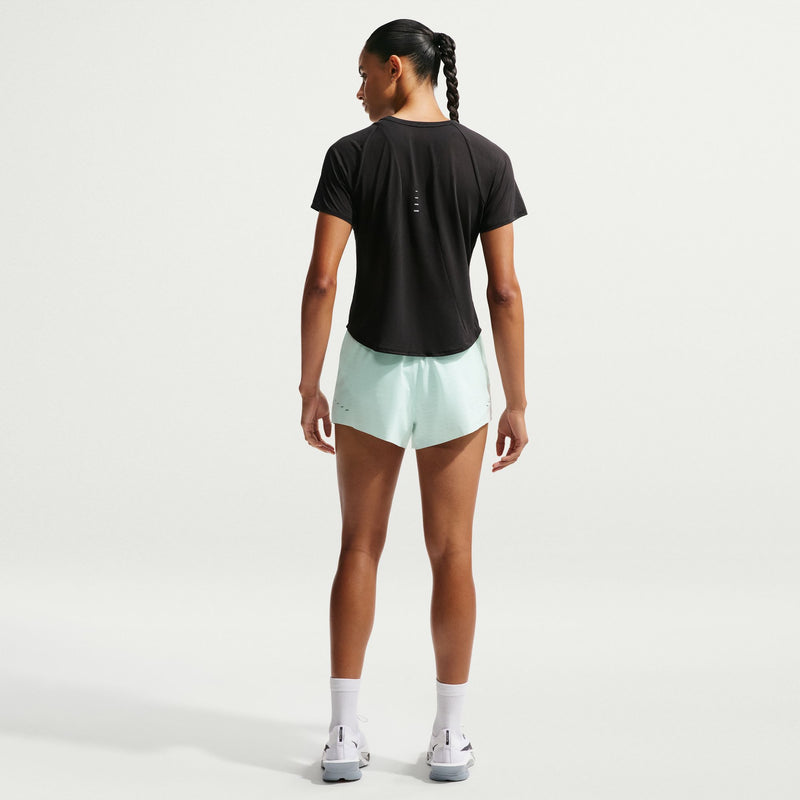 Women's Swift Breathe Dri-FIT Mid-Rise 2.5" Brief-Lined Running Shorts (394 - Barely Green/Photon Dust/Reflective Silver)