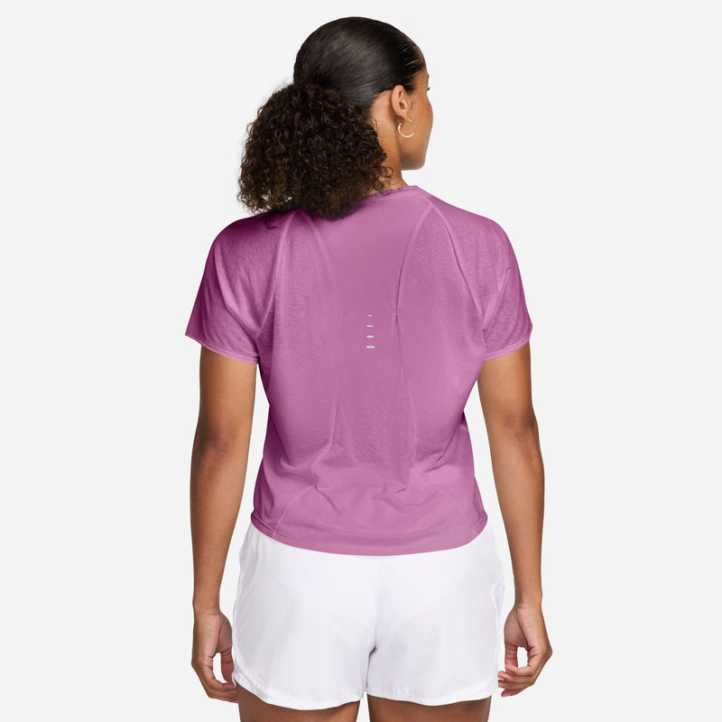 Women's Swift Breathe Dri-FIT Short-Sleeve Running Top (503 - Lt Magenta/Photon Dust/Reflective Silver)