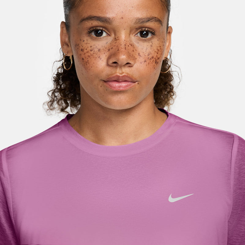 Women's Swift Breathe Dri-FIT Short-Sleeve Running Top (503 - Lt Magenta/Photon Dust/Reflective Silver)