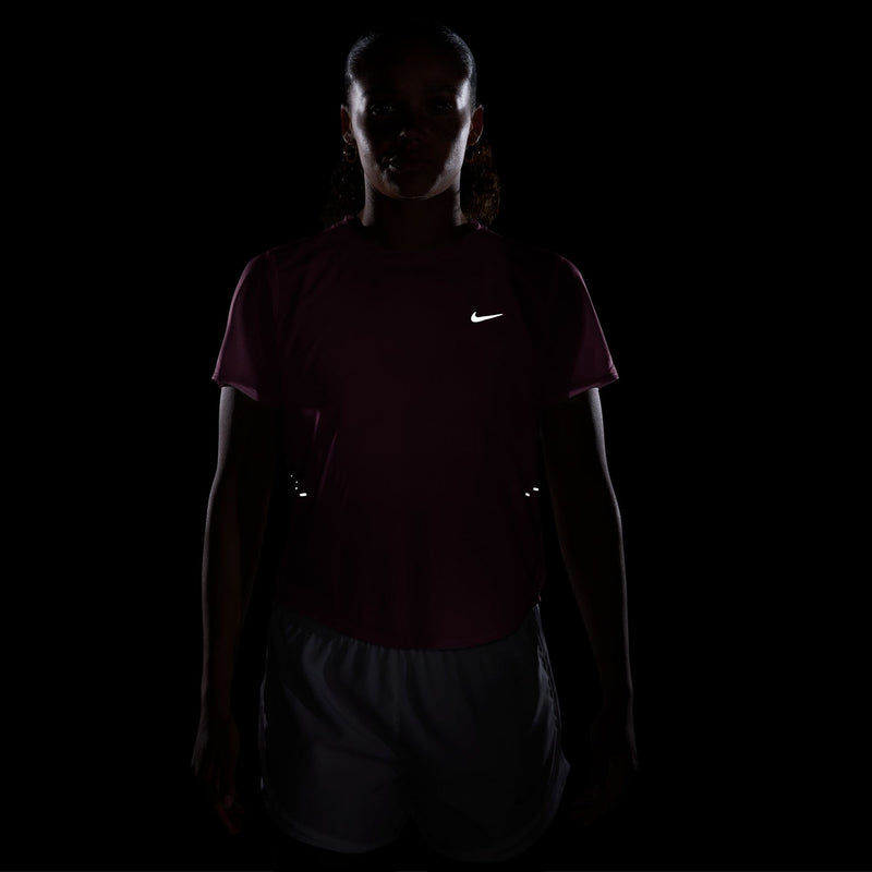 Women's Swift Breathe Dri-FIT Short-Sleeve Running Top (503 - Lt Magenta/Photon Dust/Reflective Silver)