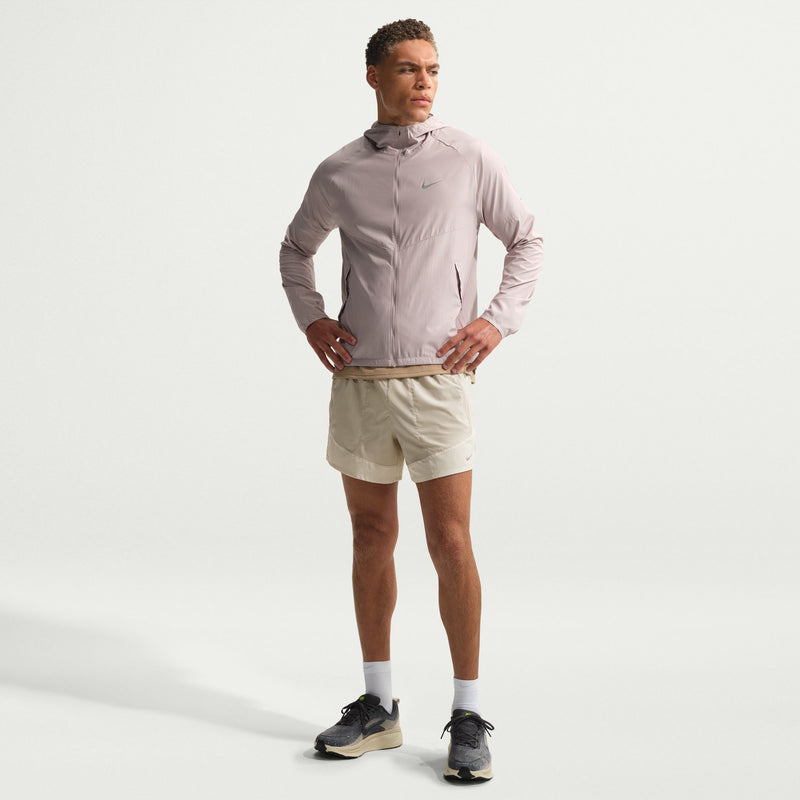 Men's Stride Plus Dri-FIT 5" Brief-Lined Running Shorts (236 - Cream II/Birch/Natural/Reflective Silver)