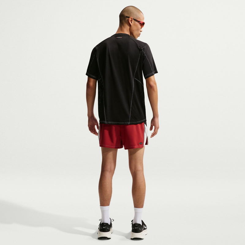 Men's Retro Dri-Fit Short-Sleeve Running Top (010 - Black/Black/Black/Reflective Silver)