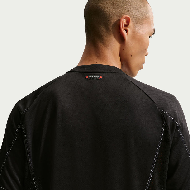 Men's Retro Dri-Fit Short-Sleeve Running Top (010 - Black/Black/Black/Reflective Silver)