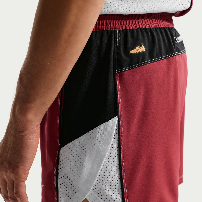 Men's Retro DRI-FIT ADV 4" Brief-lined Running Shorts (613 - Team Crimson/Black/Reflective Silver)