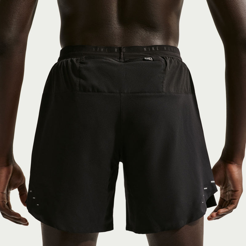 Men's Stride Dri-FIT 7" 2-in-1 Running Shorts (010 - Black/Reflective Silver)