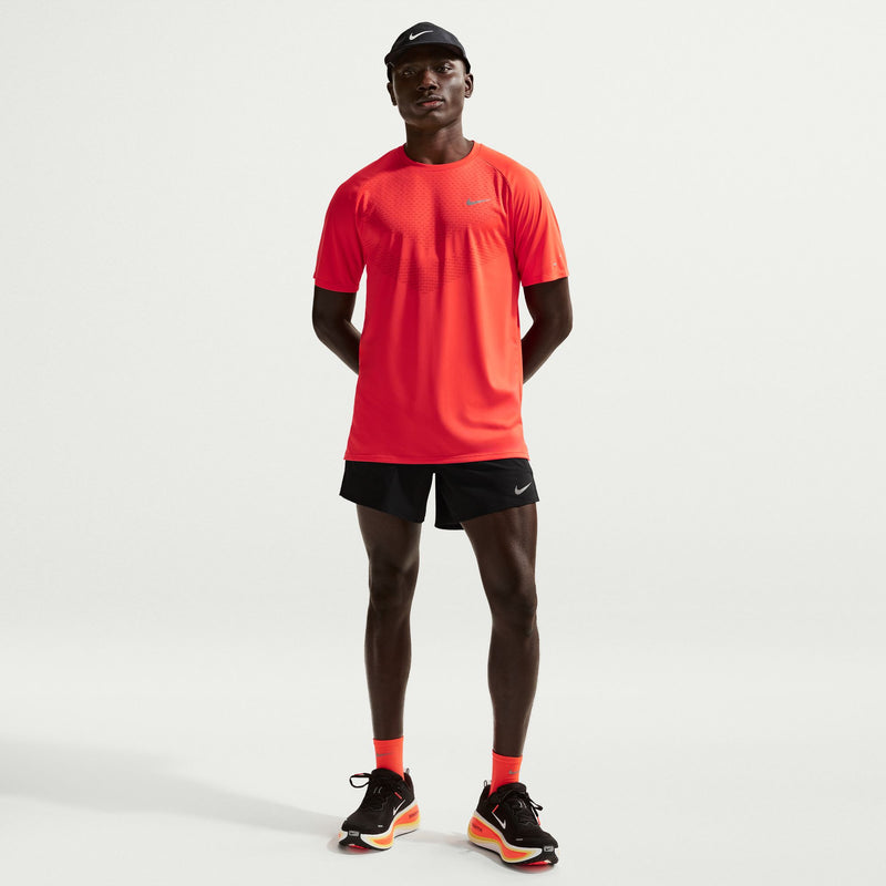 Men's Stride Dri-FIT 5" Brief-Lined Running Shorts (010 - Black/Reflective Silver)