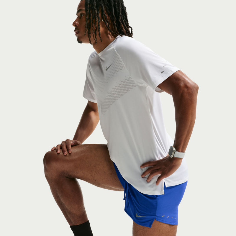 Men's Stride Dri-FIT 5" Brief-Lined Running Shorts (405 - Hyper Royal/Reflective Silver)