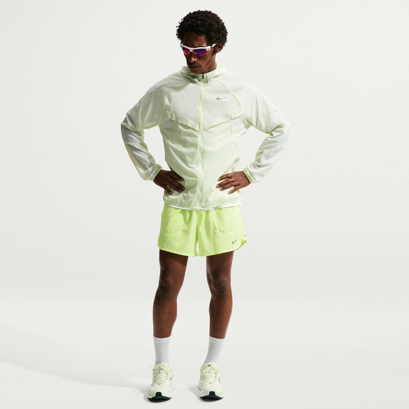 Men's Stride Dri-FIT 5" Brief-Lined Running Shorts (737 - Volt Ice/Reflective Silver)