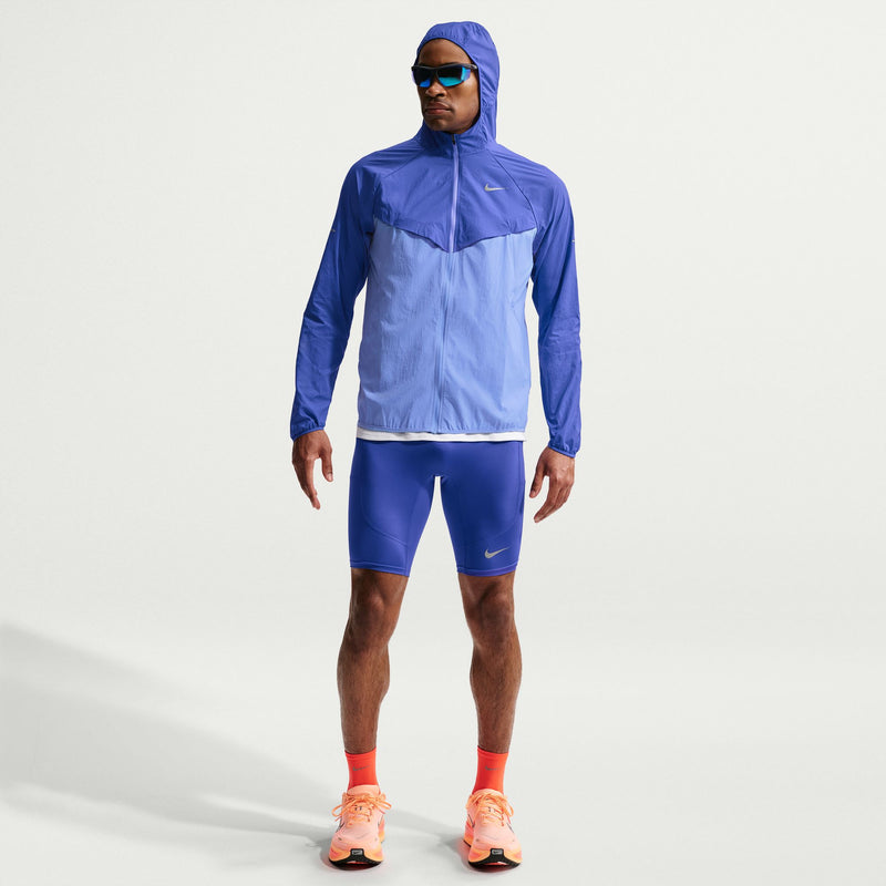 Men's Stride Dri-FIT 1/2-Length Running Tights (430 - Lapis/Reflective Silver)