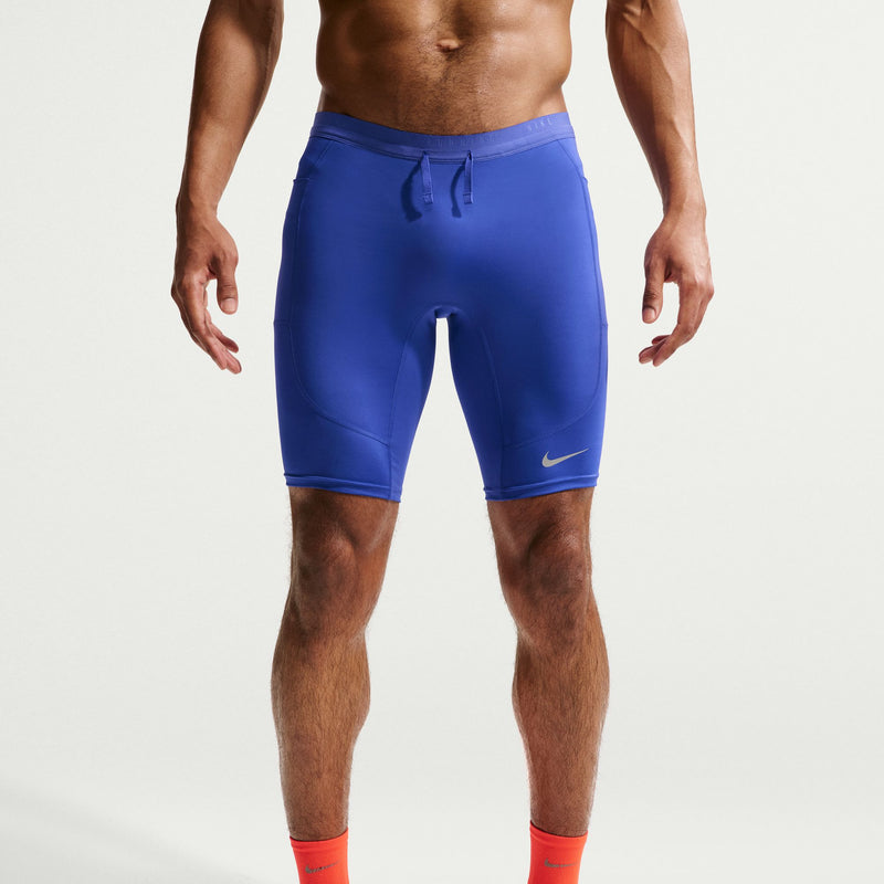 Men's Stride Dri-FIT 1/2-Length Running Tights (430 - Lapis/Reflective Silver)