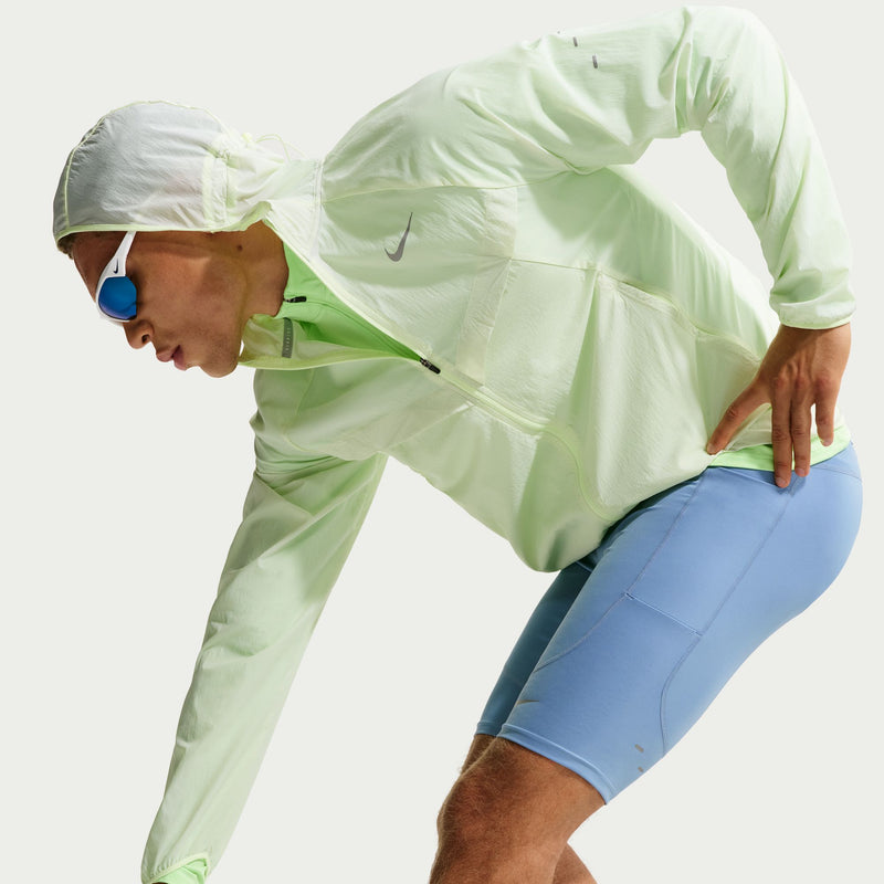 Men's Stride Dri-FIT 1/2-Length Running Tights (486 - Work Blue/Reflective Silver)