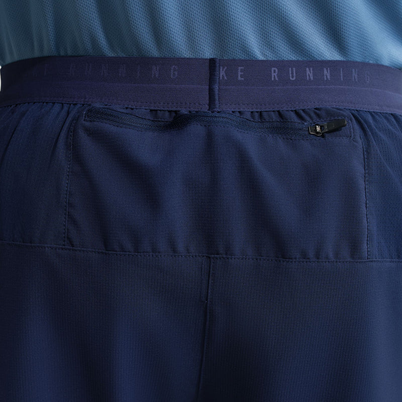 Men's Stride Dri-FIT 7" Brief-Lined Running Shorts (410 - Midnight Navy/Reflective Silver)