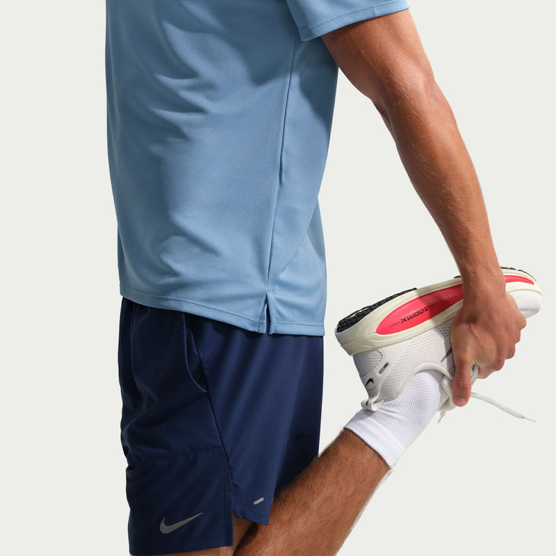 Men's Stride Dri-FIT 7" Brief-Lined Running Shorts (410 - Midnight Navy/Reflective Silver)