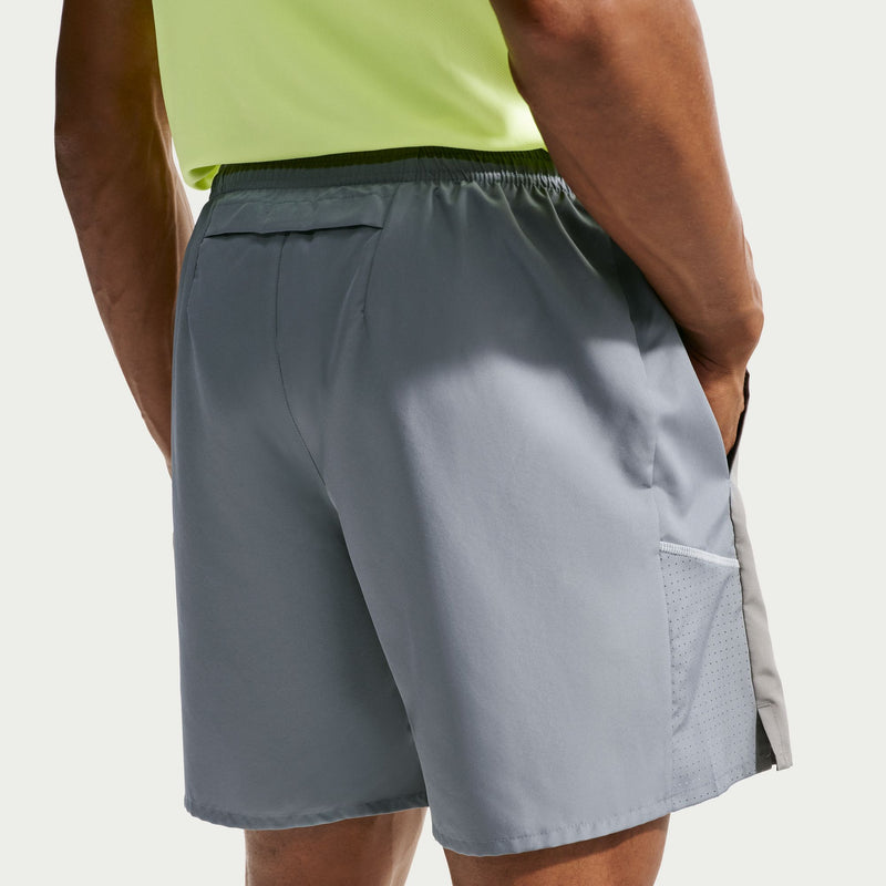Men's Miler Dri-FIT 2-in-1 7" Running Shorts (084 - Smoke Grey/Smoke Grey/Reflective Silver)