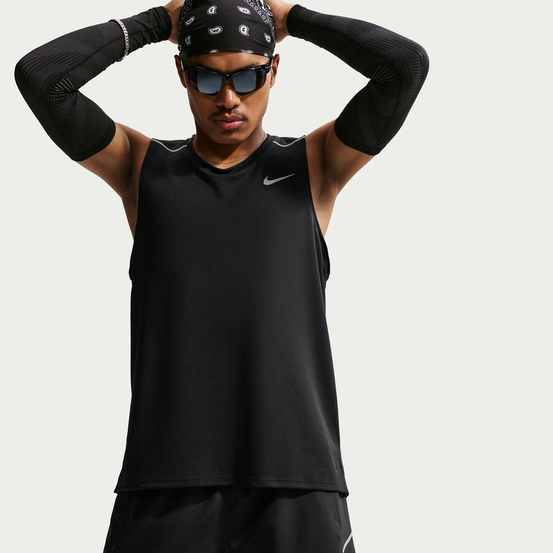 Men's Miler Dri-FIT 7" Brief-Lined Running Shorts (010 - Black/Black/Reflective Silver)