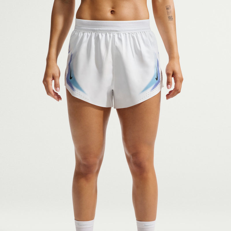Women's AeroSwift Dri-FIT ADV Brief-Lined 3" Running Shorts (100 - White/Black)