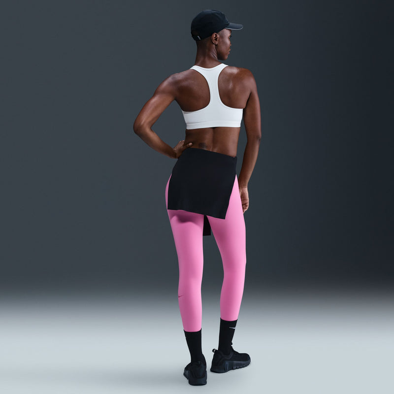 Women’s Swoosh Medium-Support Non-Padded Sports Bra (100 - White/Black)