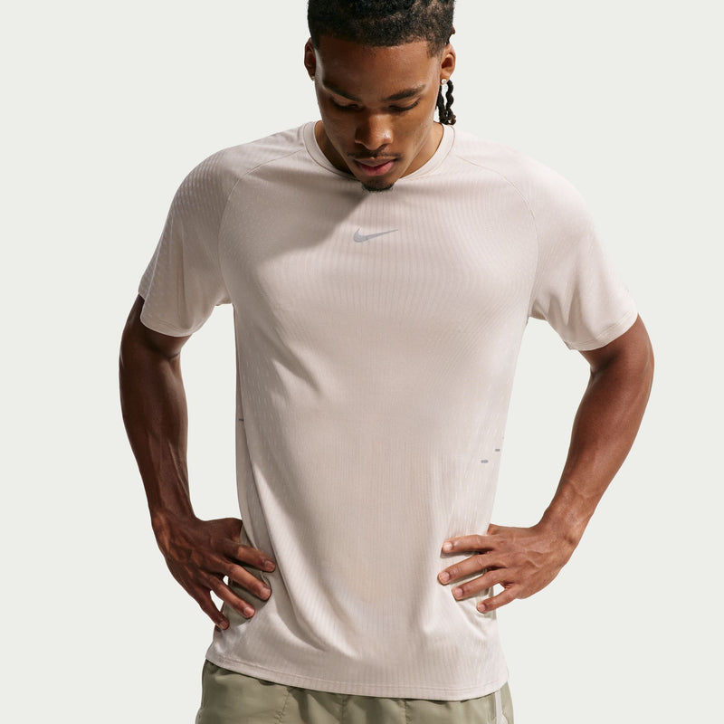 Men's Stride Aero-FIT Short-Sleeve Running Top (236 - Cream II/Sail/Reflective Silver)