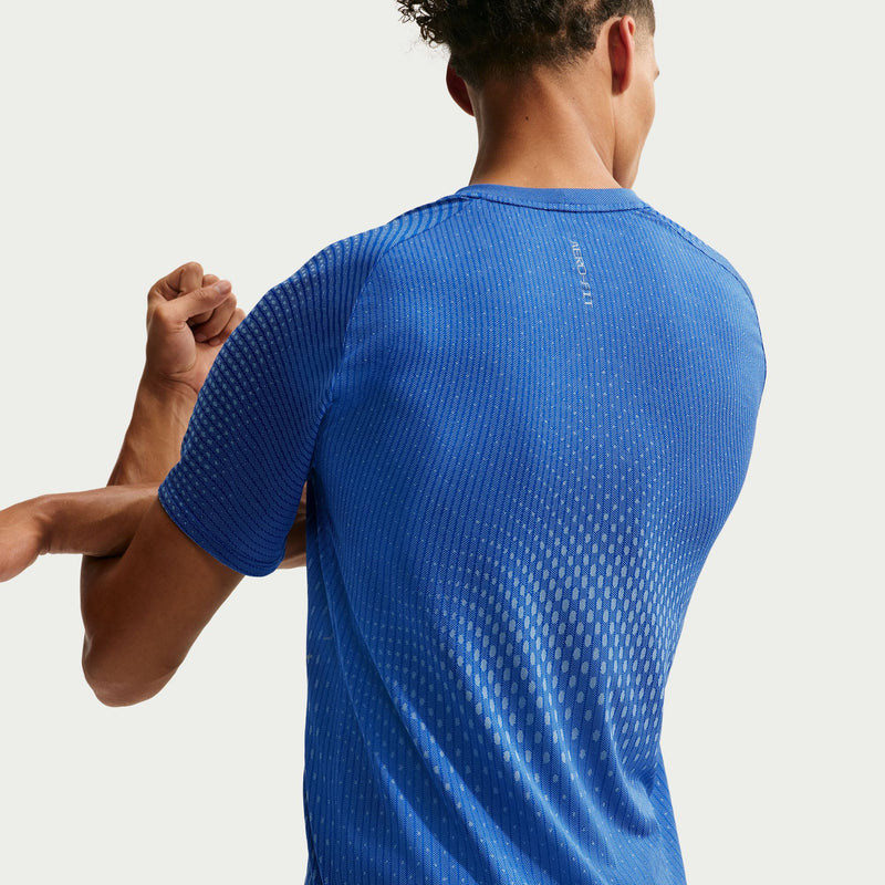 Men's Stride Aero-FIT Short-Sleeve Running Top (417 - Old Royal/Aluminum/Reflective Silver)