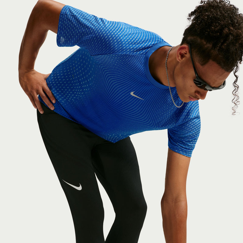 Men's Stride Aero-FIT Short-Sleeve Running Top (417 - Old Royal/Aluminum/Reflective Silver)