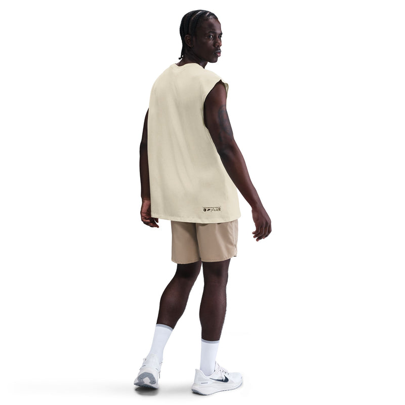 Men's Sleeveless Running T-Shirt (113 - Coconut Milk)