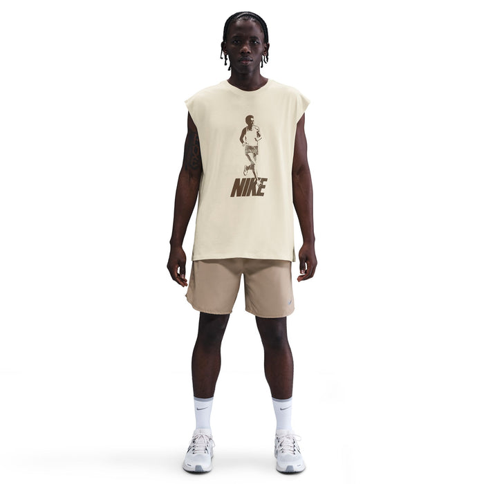 Men's Sleeveless Running T-Shirt (113 - Coconut Milk)