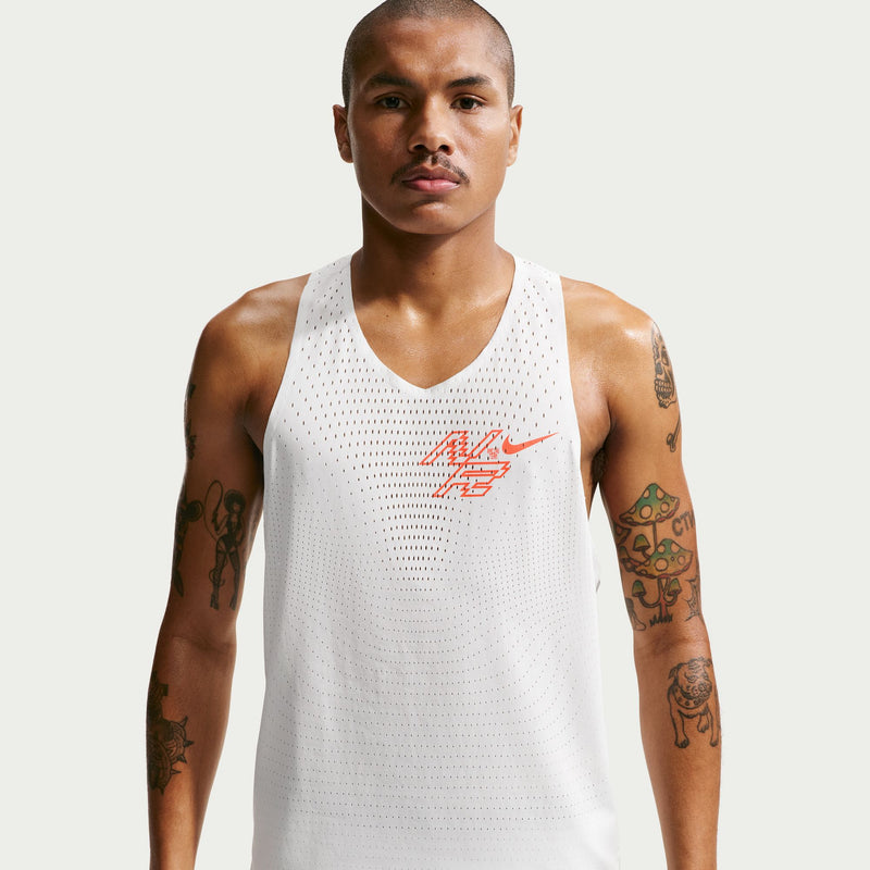 Men's AeroSwift Dri-FIT ADV Running Singlet (121 - Summit White)