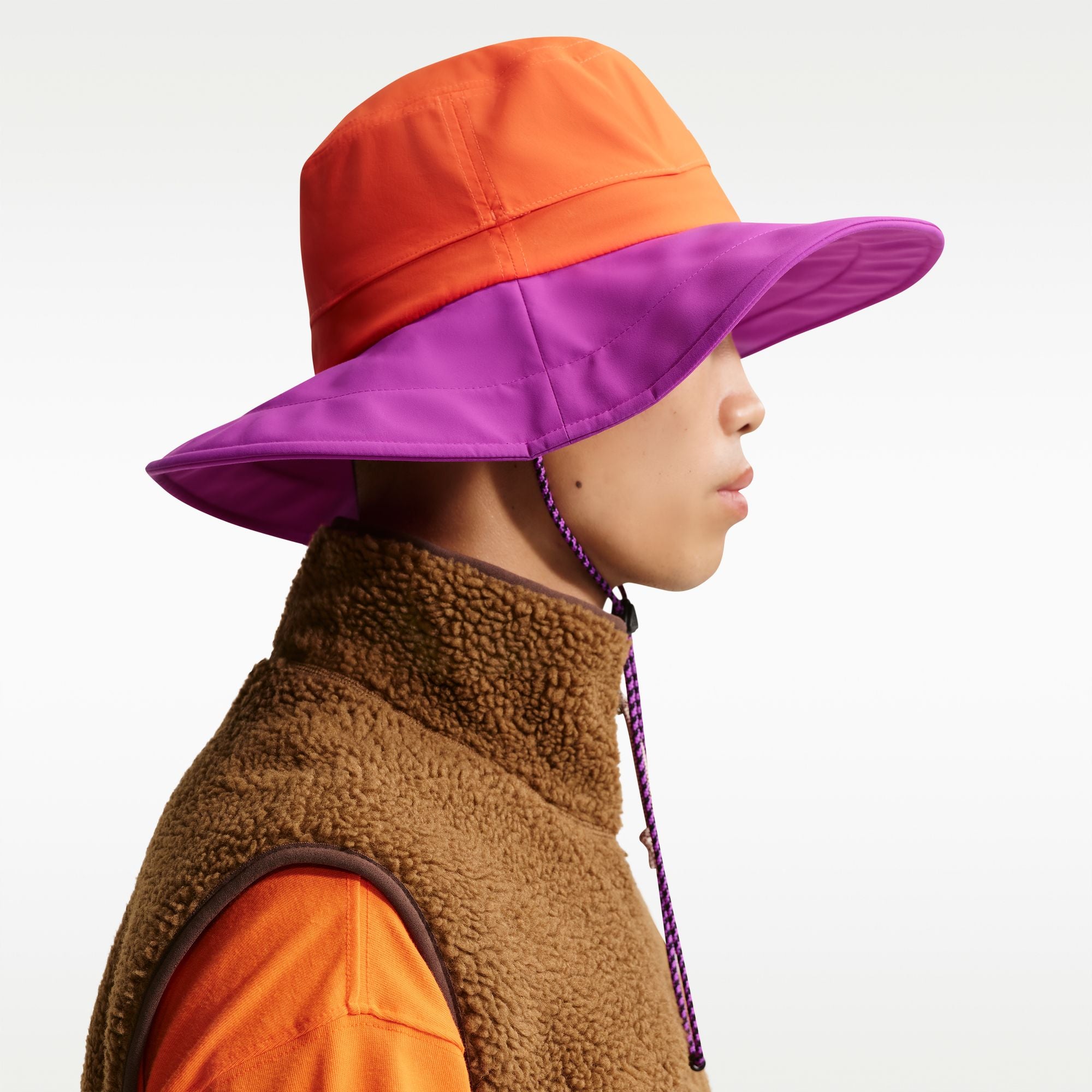 Unisex ACG Apex Bucket Hat (819 - Saftey Orange/Vivid Purple/Black