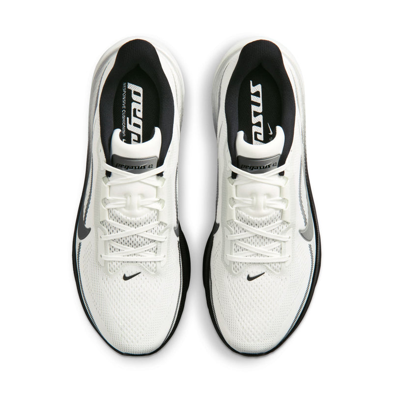 Men's Pegasus 42 (100 - Summit White/Metallic Silver-Photon Dust)