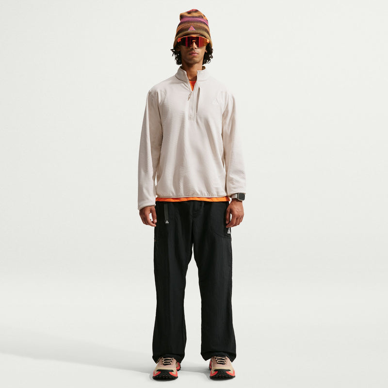 Men's ACG Wolf Grid Therma-FIT 1/2-Zip Hiking Top (104 - Lt Orewood Brn/Cream II/Summit White)