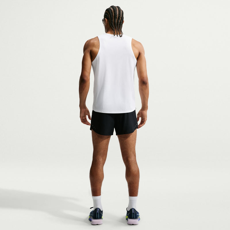 Men's Stride Aero-FIT 5" Brief-Lined Running Shorts (010 - Black/Reflective Silver)