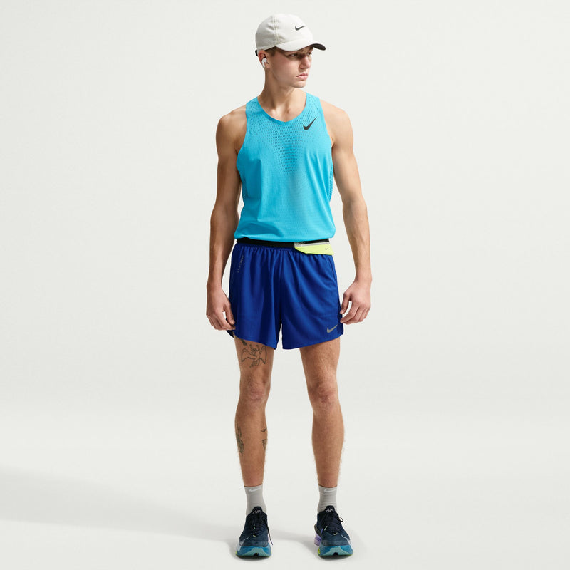 Men's Stride Aero-FIT 5" Brief-Lined Running Shorts (417 - Old Royal/Reflective Silver)