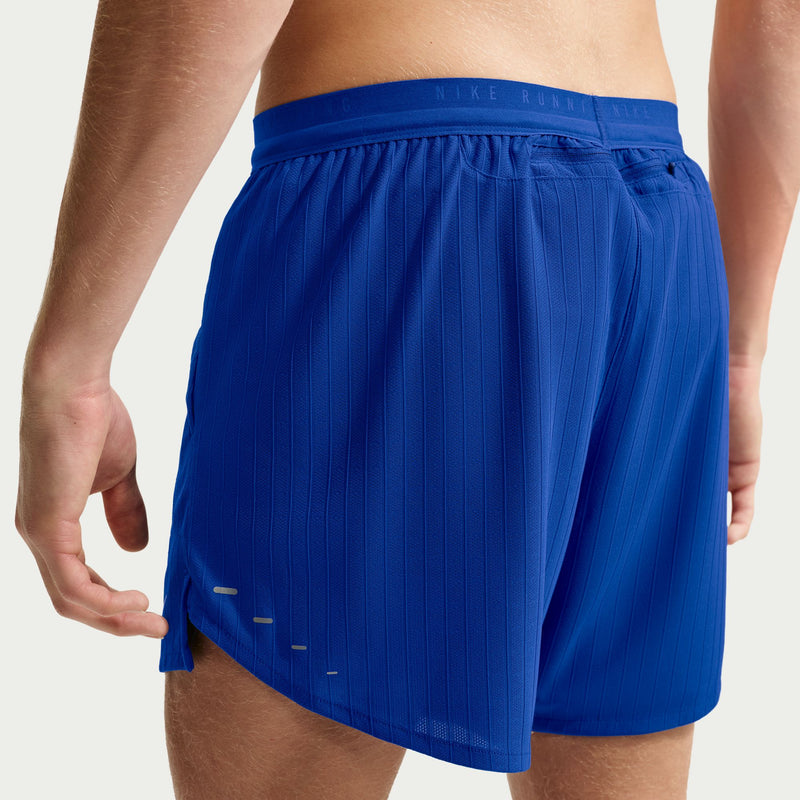 Men's Stride Aero-FIT 5" Brief-Lined Running Shorts (417 - Old Royal/Reflective Silver)