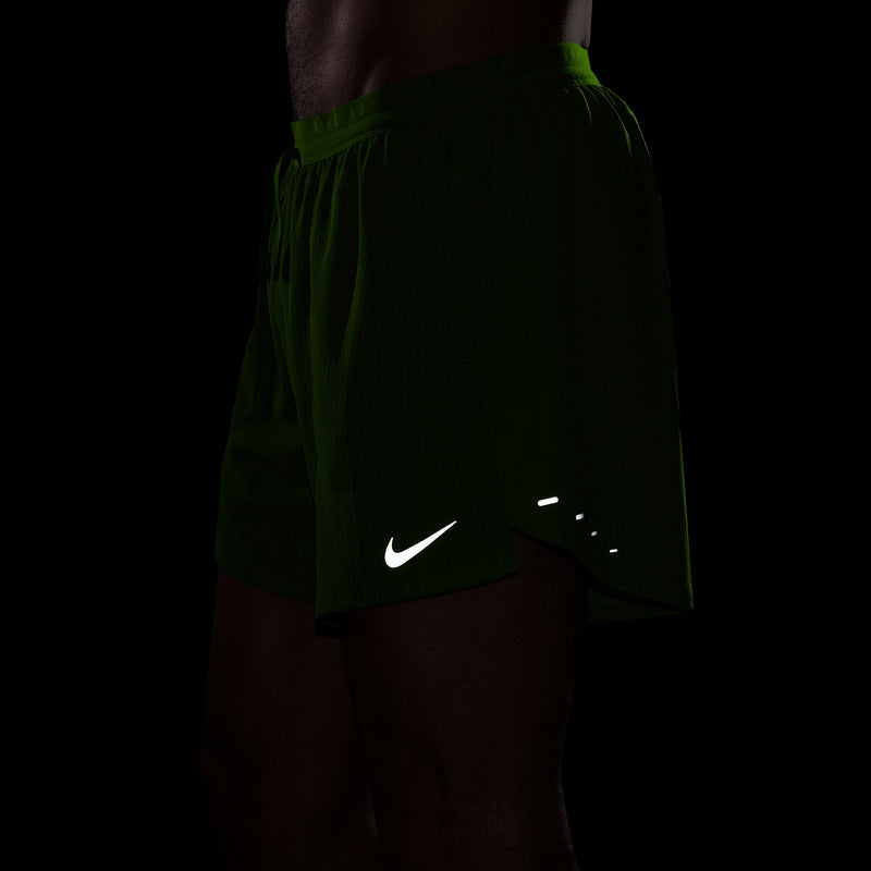 Men's Stride Aero-FIT 5" Brief-Lined Running Shorts (702 - Volt/Reflective Silver)