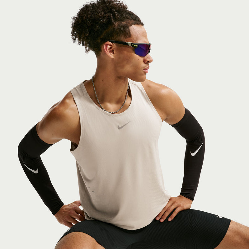 Men's Stride Aero-FIT Running Tank Top (236 - Cream II/Sail/Reflective Silver)