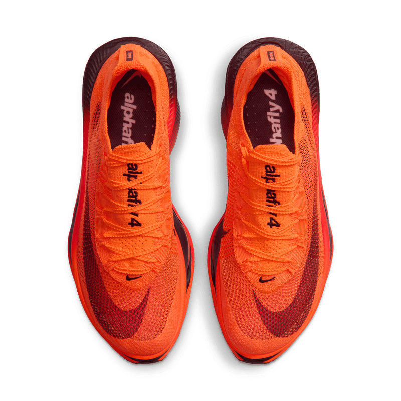 Men's Alphafly 4 - Total Orange / Burgundy Ash / Hyper Crimson