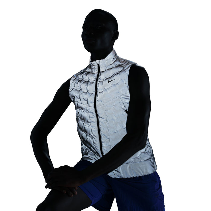Men's Therma-FIT ADV Reflective Vest (027 - Reflective Silver/Reflective Black)