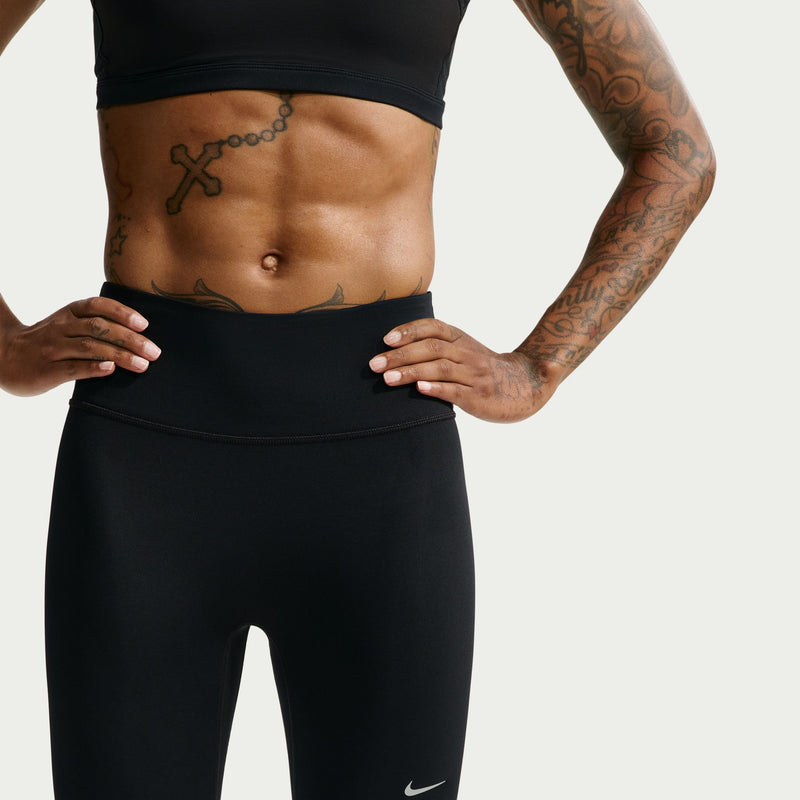 Women's Tempo Flash High-Waisted 7/8 Running Leggings (Black/Reflective Silver)