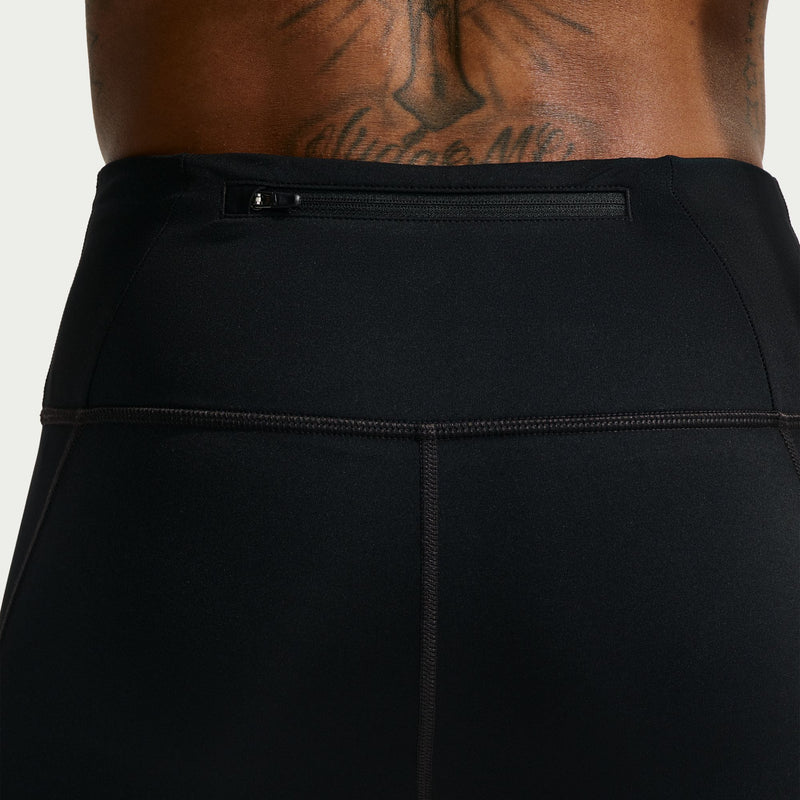Women's Tempo Flash High-Waisted 7/8 Running Leggings (Black/Reflective Silver)