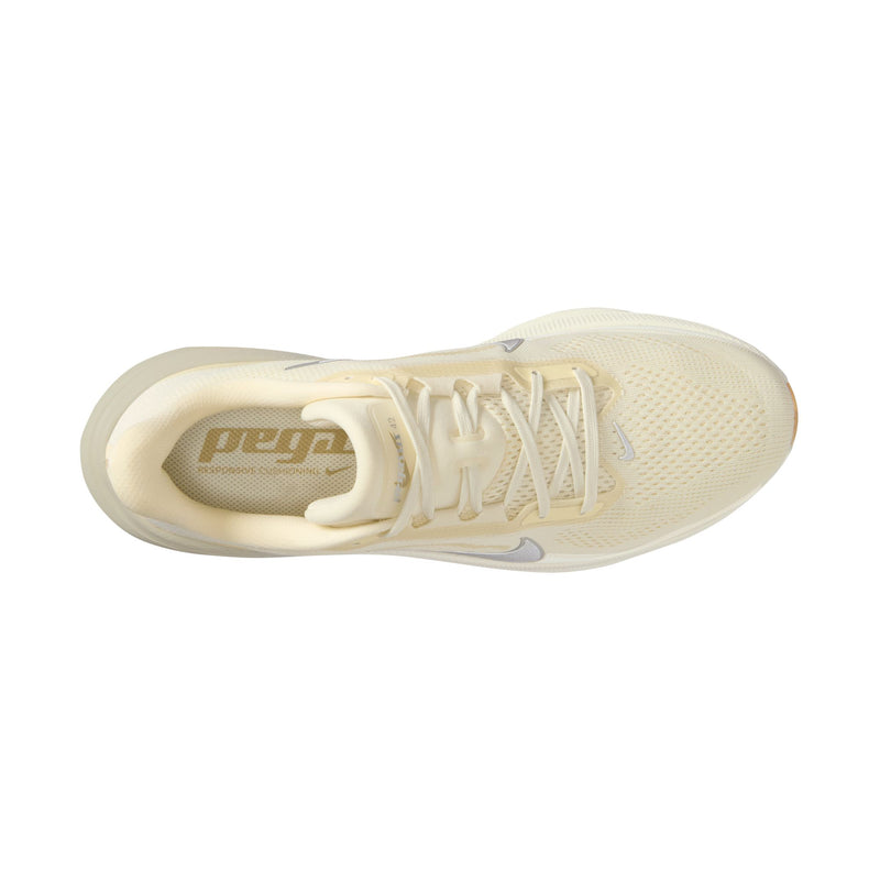 Men's Pegasus 42 (100 - Coconut Milk/Metallic Silver-Lt Khaki)