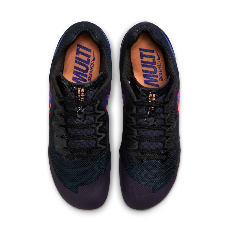Unisex Zoom Rival Multi-Event Glam (400 - Dark Obsidian/Black-Orange Pulse)