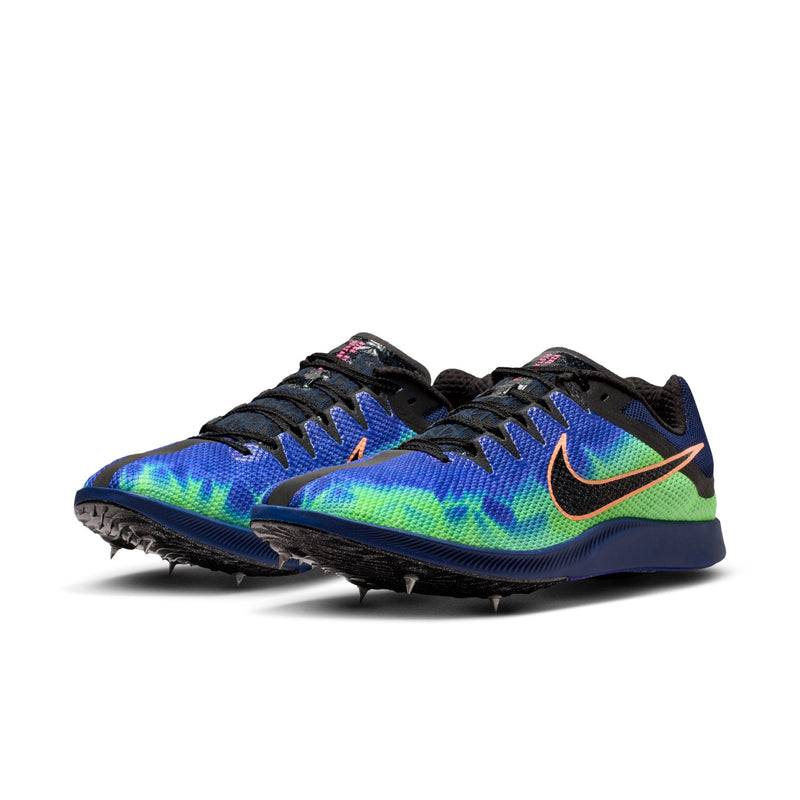 Unisex Zoom Rival Distance Glam (400 - Dark Obsidian/Black-Indigo Burst-Green)
