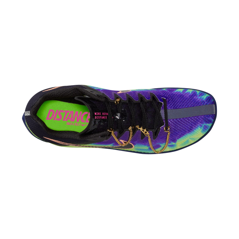 Unisex Zoom Rival Distance Glam (400 - Dark Obsidian/Black-Indigo Burst-Green)