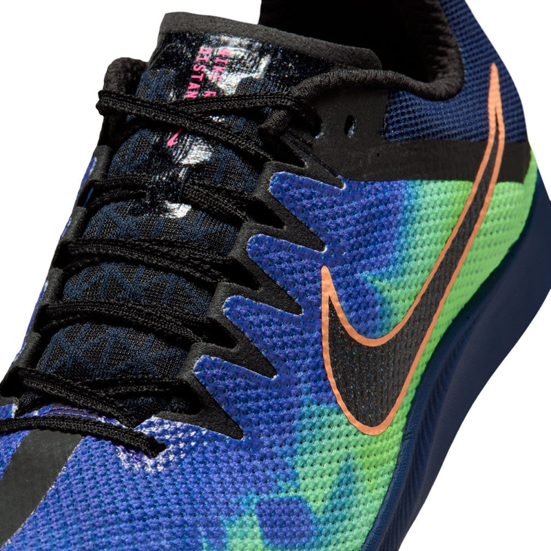 Unisex Zoom Rival Distance Glam (400 - Dark Obsidian/Black-Indigo Burst-Green)