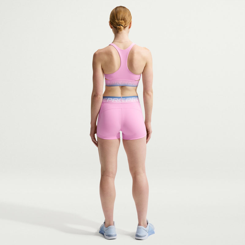 Women's Pro 3" Mid-Rise Shorts (621 - Pink Rise/Work Blue)